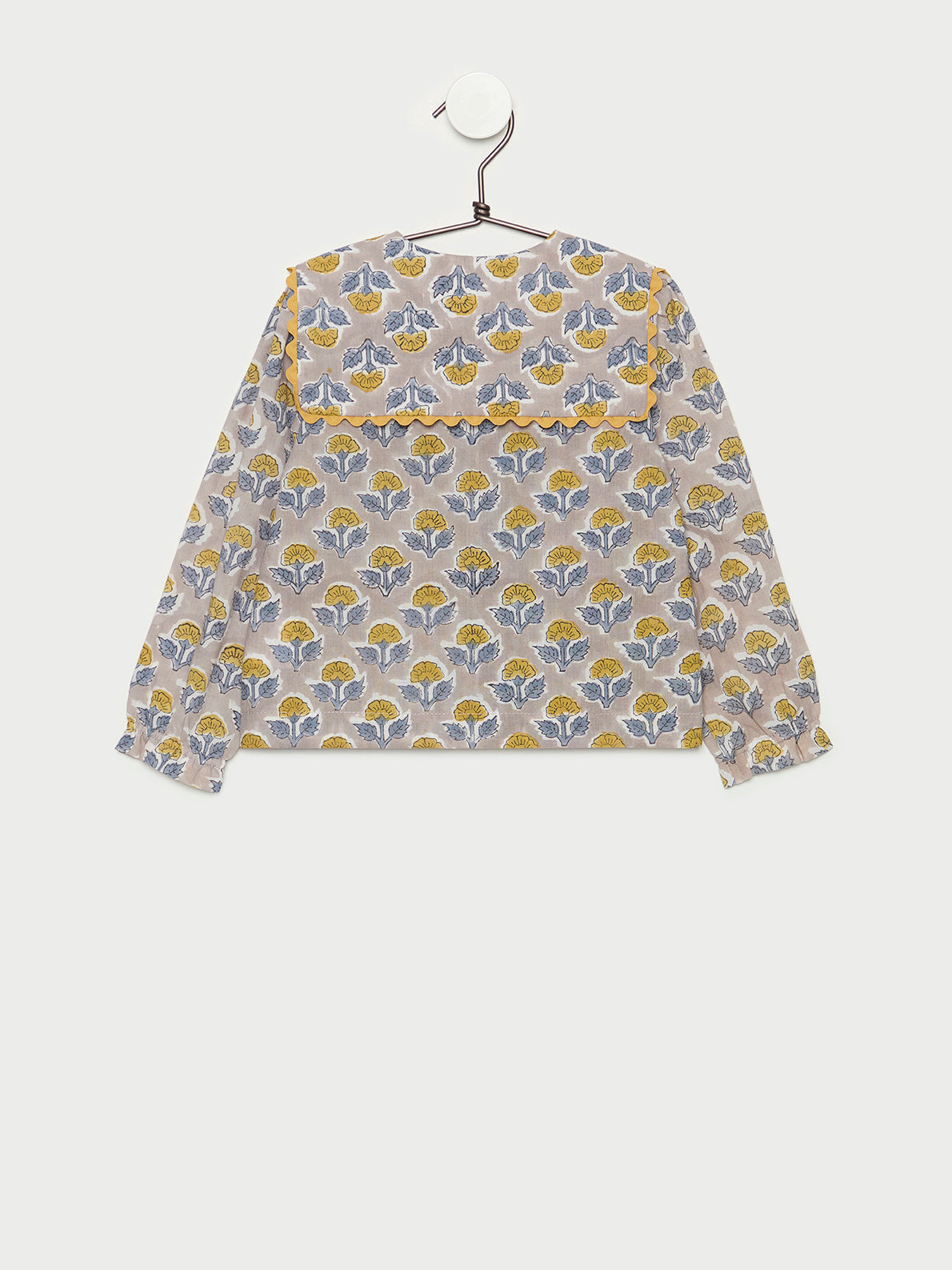 Blusa de niña Bloombayprint en algodón 100% hecha en España