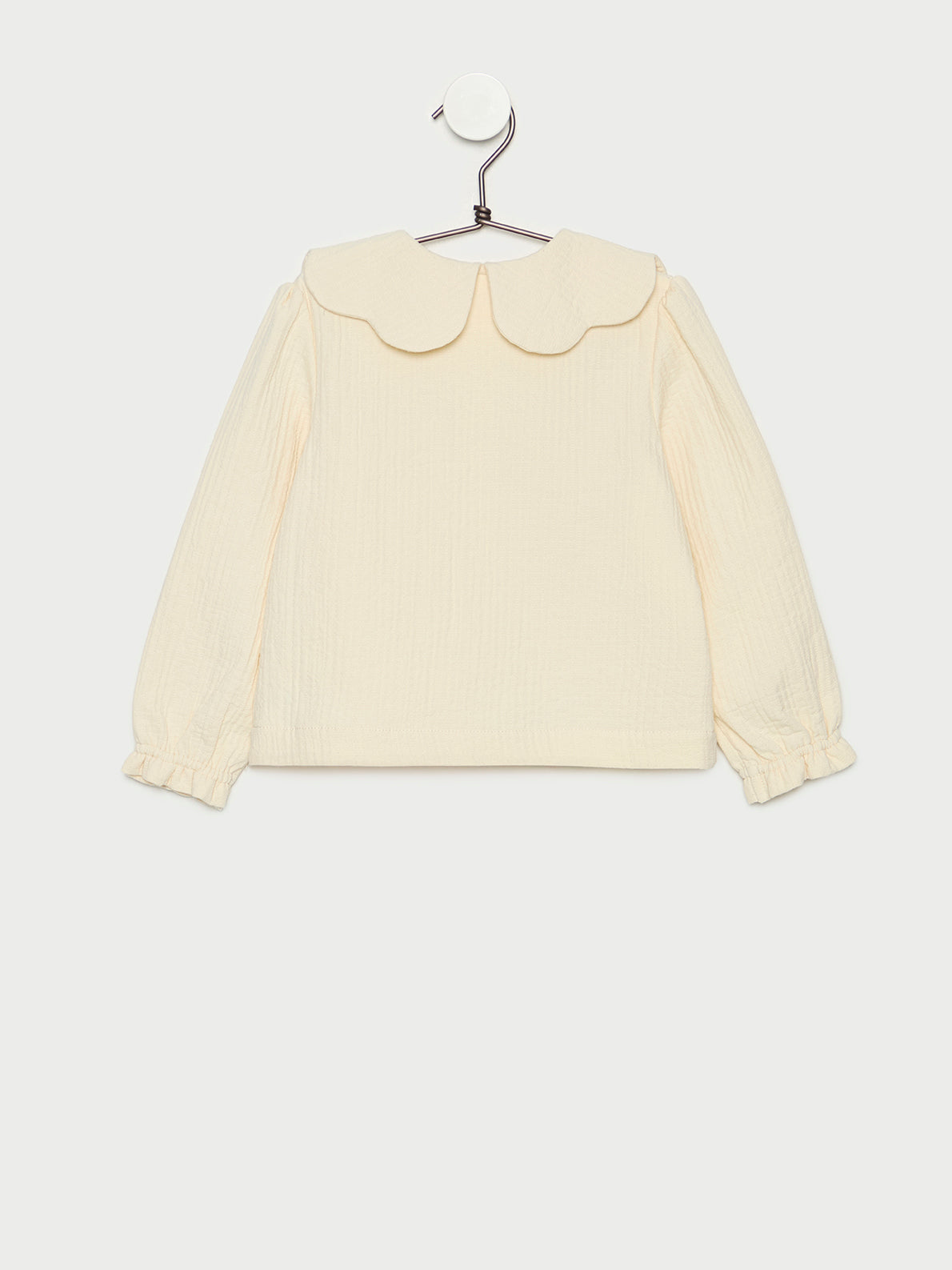 Blusa de niña cruda en algodón 100% 