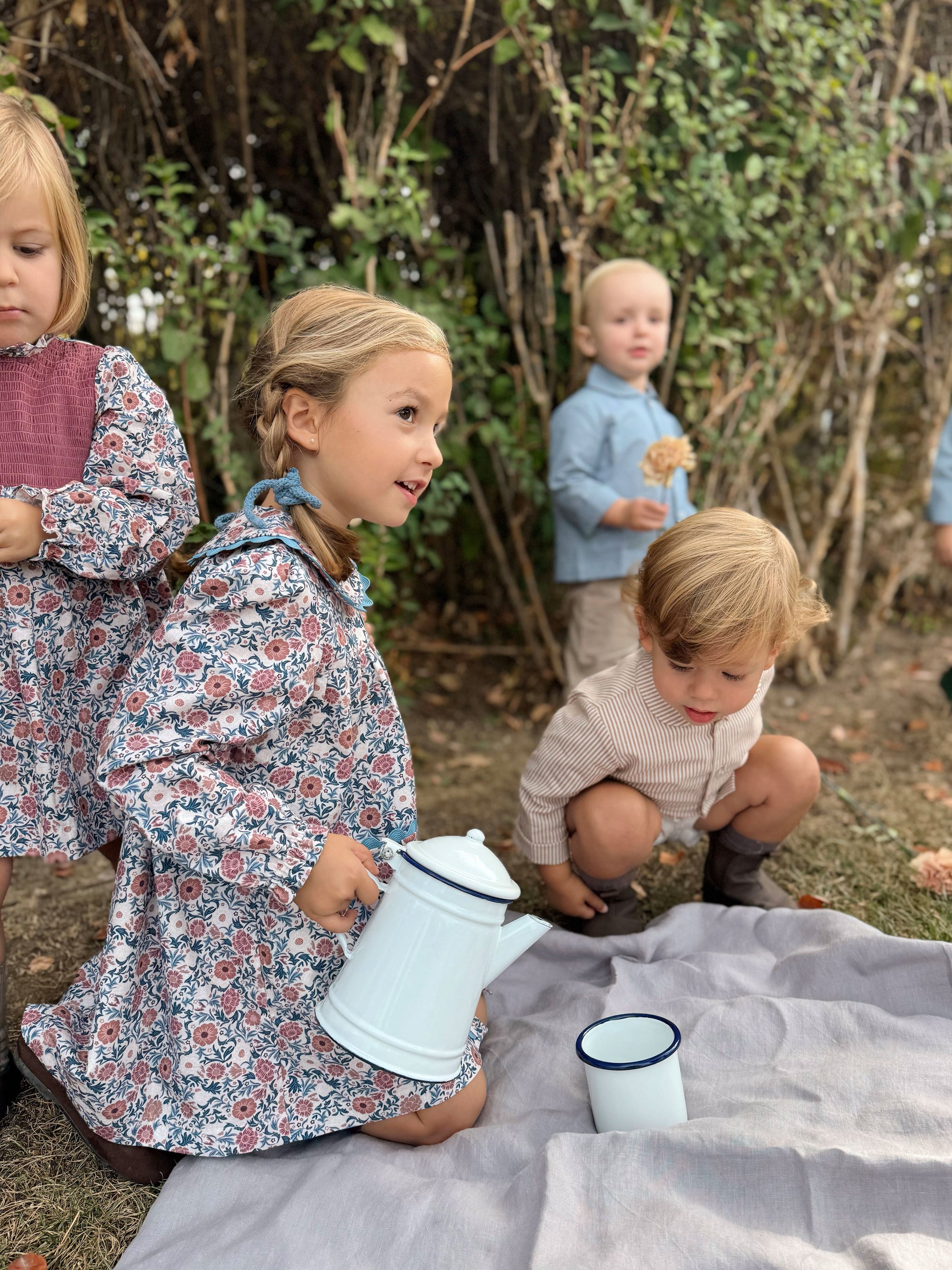 Vestido de niña Morris Print Tipitesa